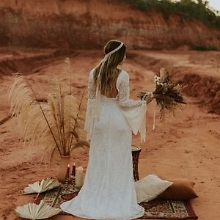 Boho Hochzeit Inspiration für Karten, Gastgeschenke und Deko 